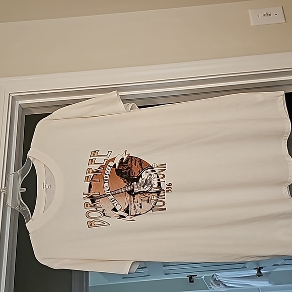 Maurices Born Free oversized ecru cream graphic ss tee, Size XXL - Picture 11 of 15